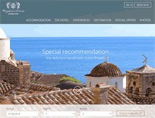 Tablet Screenshot of en.hotelbyzantino.com
